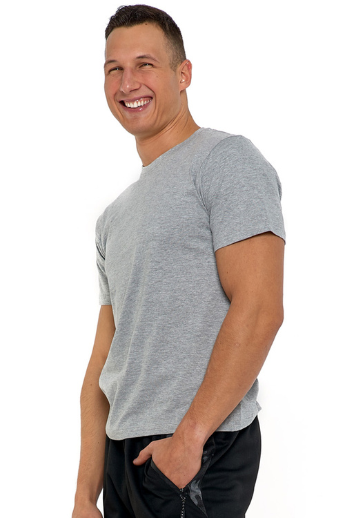 Koszulka t-shirt Moraj OTS950-001 light grey melange
