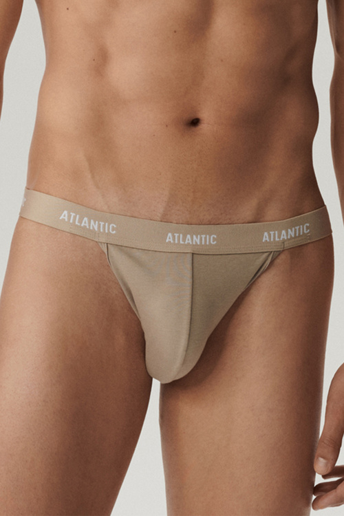 Atlantic 3BMP-1571 jockstrap 3 pack slipy otwarte biały
