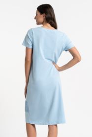 Moraj PDK2600-013 koszula nocna z krótkim rękawem blue