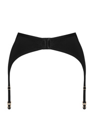 Pas do pończoch niski Obsessive Nesari garter belt czarny 
