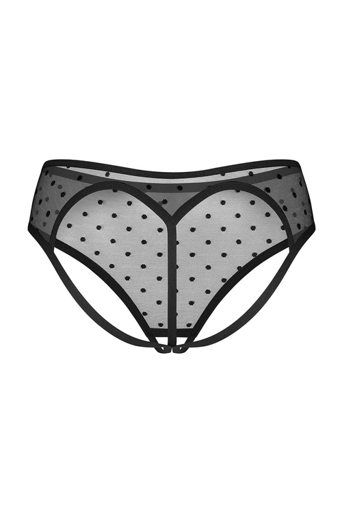 Figi otwarte Obsessive Nuites crotchless panties black