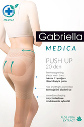 Gabriella Medica Push-up 20 Den Code 127 Wyrób pończoszniczy rajstopy, neutro