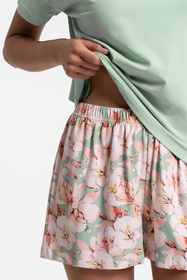 Moraj PDD4100-014 piżama krótki rękaw i szorty green