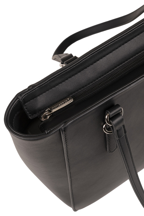 Vivisence T0017 torebka na ramię z zamkiem black