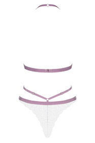 Obsessive Lilyanne teddy Body sexy, biały