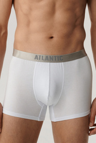 Atlantic 2BMH-012 bokserki 2-pack modal i bawełna pima biały