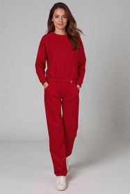 Komplet bluza+spodnie Vivisence 9205kmpl czerwony