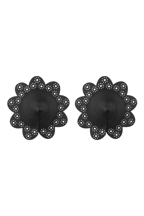 Akcesoria do biustonosza osłonki Obsessive A770 nipple covers czarny