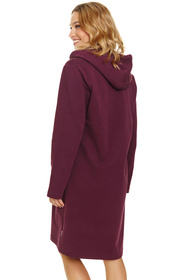 Szlafrok Doctor Nap SMZ.7107 burgundy
