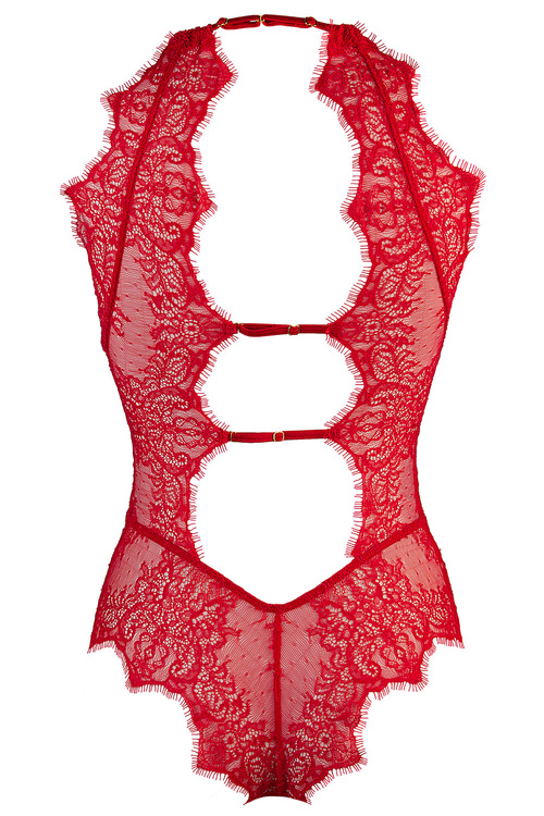 Axami V-9590 Body sexy, czerwony