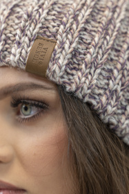 Komplet czapka+szalik Vivisence 7086Kmpl różowy