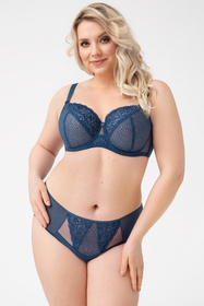 Gorsenia K728 Edith Biustonosz miękki, niebieski