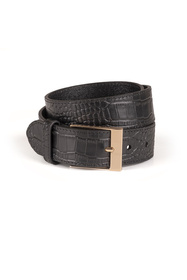 Pasek skórzany Vivisence P0002 black