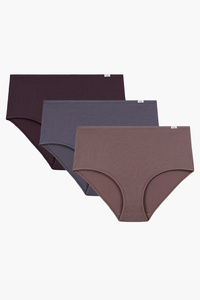Atlantic 3CLP-011 figi z wysokim stanem 3 pack, brąz ciemny/brąz jasny/grafitowy jasny