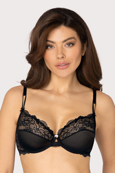 Biustonosz miękki Róża Zulaj czarny