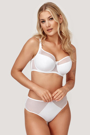 Biustonosz półusztywniany Azal Anita biały 