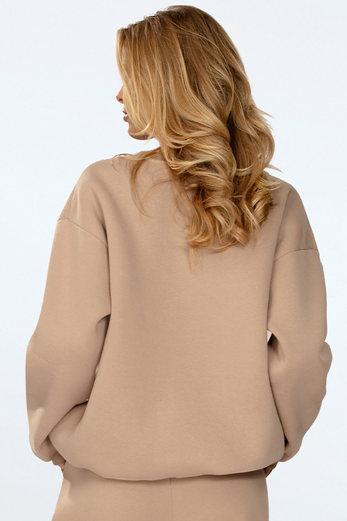 Komplet bluza+spodnie Dkaren Rehema-Kpl cappuccino