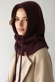 Kaptur balaclava Vivisence 70111 czekolada