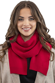 Vivisence 7035Kmpl Komplet beret+szalik, czerwony