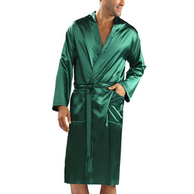 Dkaren Christian Nocna szlafrok, zielony