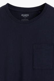 Atlantic NMP 402 piżama męska krótka granatowy