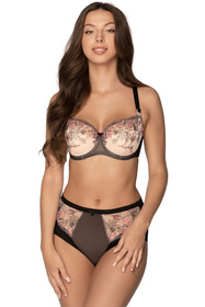 Gaia 1182 Giorgia Biustonosz półusztywniany, czarny