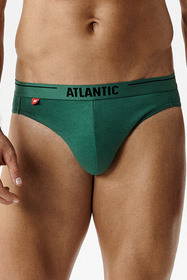 Atlantic 5SMP-004 5-pack slipy klasyczne z logo zielony/granat/niebieski/indygo/ciemnoniebieski