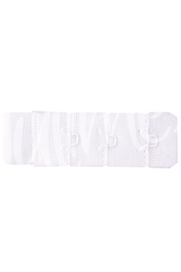 Julimex BA-03 1-rzędowy Akcesoria do biustonosza przedłużacz obwodu, biały