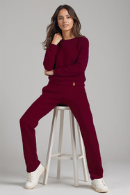 Spodnie dres Vivisence 9102 bordowy
