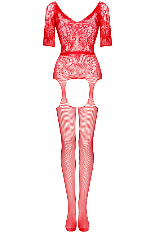 Body bodystocking Beauty Night Courtney BN6733 red