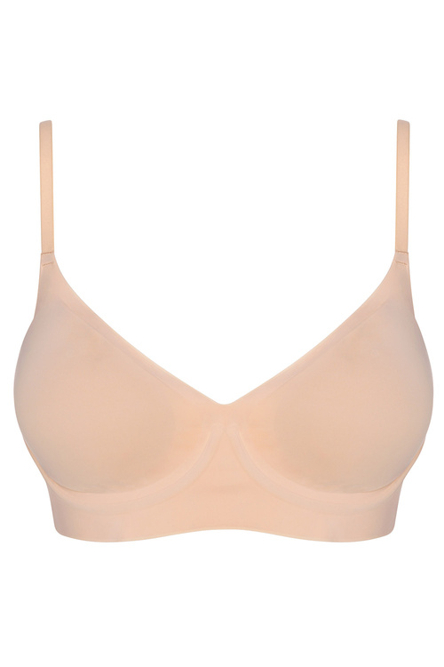 Biustonosz braletka Julimex Simple T-shirt bra beżowy
