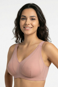 Vivisence 1088 biustonosz miękki z podtrzymaniem bocznym różowy