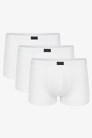 Atlantic 3BMH-007 bokserki 3-pack dopasowany krój biały