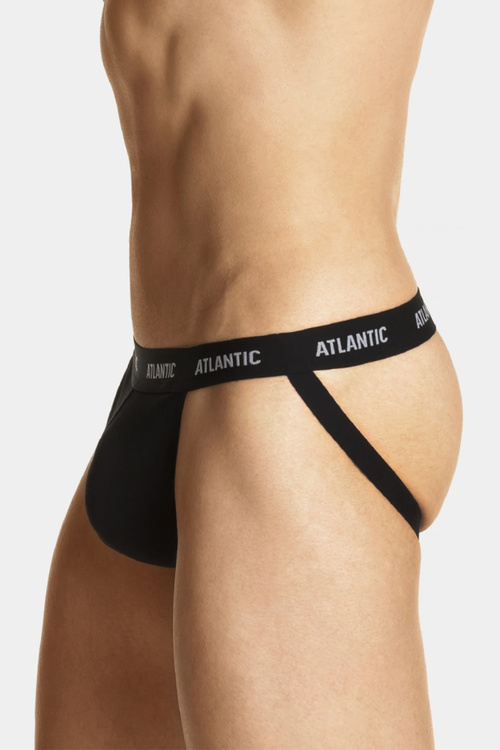 Majtki slipy Atlantic MP-1571 Jock strap czarny