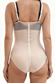 Vivisence 4107 body wyszczuplające, niewidoczne pod ubraniem beżowy