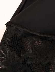 Wol-Bar Preciosa Majtki figi modelujące, czarny