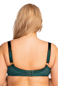 Nessa Nadine N550 biustonosz miękki z haftem zielony
