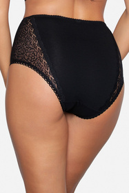 Majtki wysokie figi Babell BBL 184 czarny