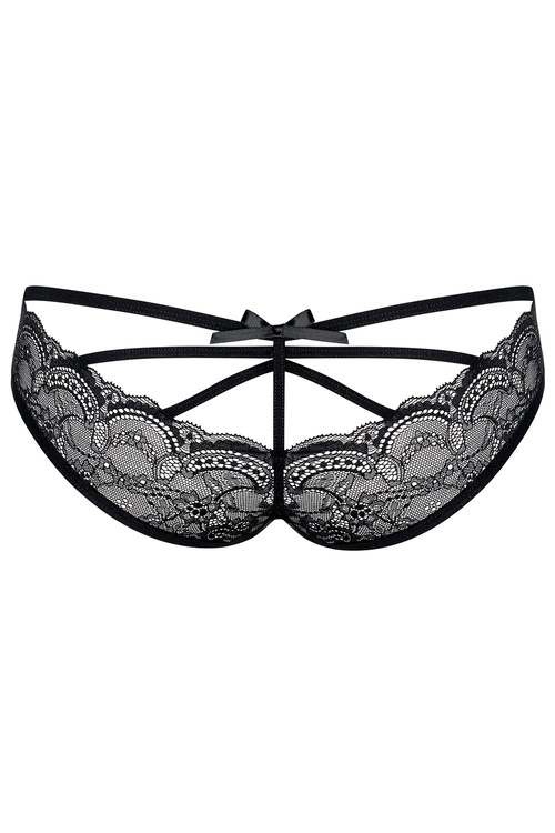 Obsessive Frivolla panties Majtki figi, czarny