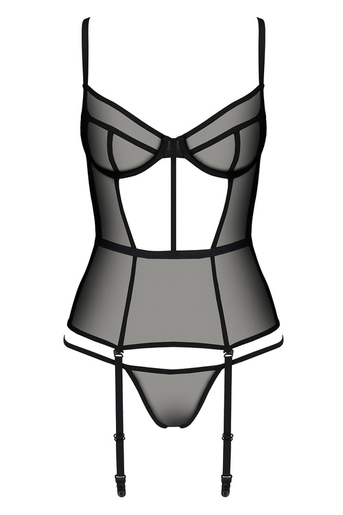 Passion Varella corset Gorset sexy, black
