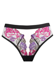 Unikat Estela figi wysokie z koronkowymi wstawkami czarny/wzór