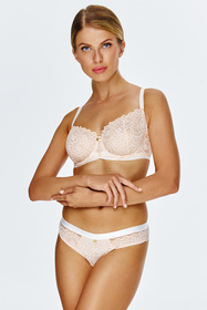 Figi Lupo 2554 beżowo-biały