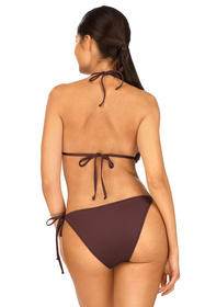 Lorin L1156/3 bikini z wiązaniem na plecach brązowy