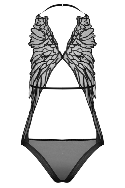 Obsessive Alifini teddy Body sexy, czarny