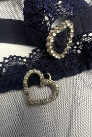 Komplet biustonosz + stringi Passion Belissana set blue