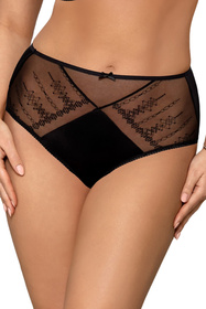 Vena VF 475/425/430 figi z koronkowymi wstawkami czarny