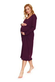 Nocna koszula Doctor Nap TM.7318 burgundy