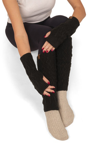 Rękawiczki dzianinowe Vivisence 7216 czarny