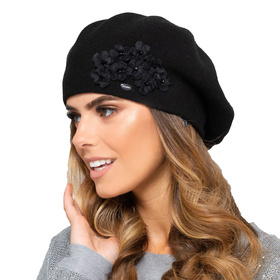 Kamea Arizona Nakrycie głowy beret, czarny