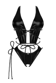 Body sexy Obsessive Cordellis crotchless teddy czarny